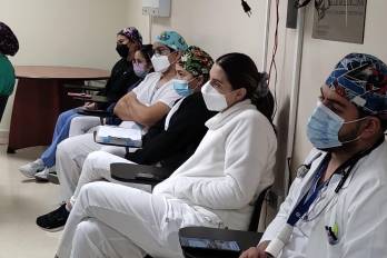 Médicos internos del Hospital José Domingo Obaldía.