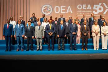 La reunión de OEA, que se celebra por tercera vez en Panamá tras las ediciones de 1996 y 2007, reúne a cancilleres y representantes de los 34 Estados miembros.