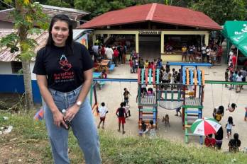 Maryorie Joudry, presidenta de la Fundación Botellas de Amor Panamá.