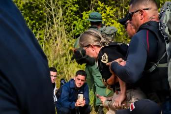 En la zona se mantiene un amplio operativo de seguridad integrado por agentes de la Fuerza Pública, la Unidad Especial de Intervención (UEI) y la Policía Penitenciaria.