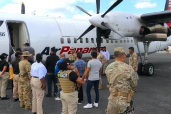 El retorno se realizó desde el Aeropuerto Marcos A. Gelabert, en Albrook, mediante el vuelo chárter número 63.