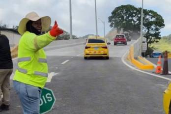 Las autoridades destacaron que el nuevo intercambiador permitirá una conexión más rápida y ordenada con la vía Transístmica.