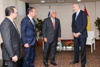 Durante el encuentro, ambos líderes abordaron temas relacionados con cooperación internacional, comercio, inversiones, seguridad y energía.