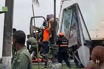 El accidente ocurrió en la tarde de este sábado 27 de junio.