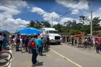 La huelga en Bocas del Toro comenzó este 28 de abril.