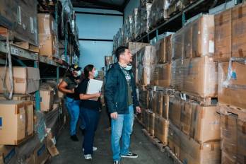 Las autoridades recolectaron documentación que será incorporada al expediente investigativo.