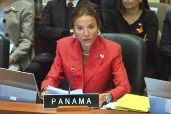 La representante permanente de Panamá ante la OEA, Ana Irene Delgado.