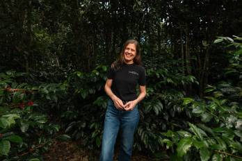 Rachel Peterson, copropietaria de Hacienda La Esmeralda.