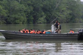 El operativo cuenta con el apoyo logístico del Servicio Nacional Aeronaval y del Servicio Nacional de Fronteras.