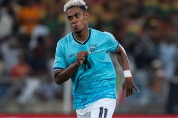 El jugador de la selección de Panamá, Edgar Bárcenas.