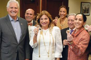 La primera dama de Panamá, Maricel Cohen de Mulino, fue invitada especial al evento.