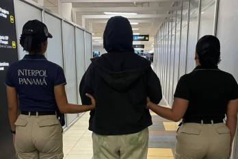 No se reveló la identidad de la aprehendida, en cumplimiento de los protocolos internacionales vigentes.