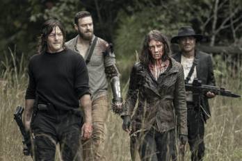 Escena de la famosa serie The Walking Dead.