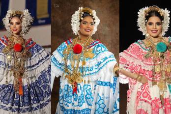 Reinas de la celebración del 10 de noviembre de Capira, Juan Díaz y La Chorrera.