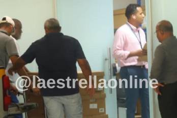 La diligencia abarca tres oficinas; la tercera corresponde a la última fase del procedimiento.