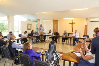 Reunión entre ministra del Mides con autoridades y representantes de Herrera.
