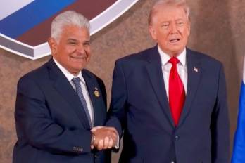 Trump destaca la vía interoceánica ante líderes regionales en la cumbre ‘Escudo de las Américas’.