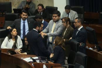 Diputados de la coalición Vamos.