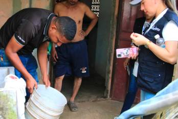 El Minsa pide a la población eliminar los criaderos del mosquito Aedes aegypti y evitar acumular agua cerca de las viviendas..