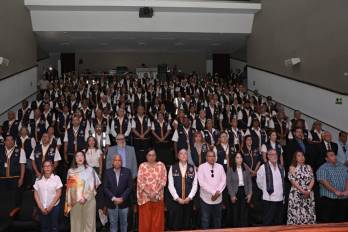 Como parte de la agenda de celebraciones, este sábado 10 de enero se realizó un acto en el que se entregaron reconocimientos.