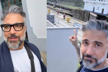 El actor aprovechó para visitar el Casco Antiguo, el Biomuseo y el Canal de Panamá.