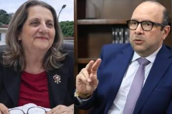 Ángela Russo y Eduardo Leblanc.