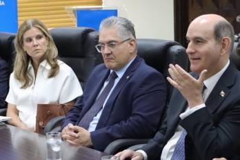 En la reunión estuvieron los ministros Orillac y Chapman.