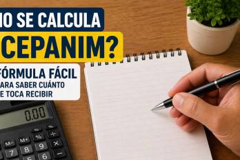 El cálculo es más sencillo de lo que parece. Solo necesitas el monto original del Cepadem sin incluir intereses.