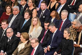 Mulino asistió este 10 de diciembre a la entrega del Nobel de la Paz.