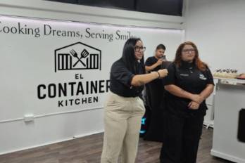 Verónica Barrios y Karen Urdaneta, socias de El Container Kitchen.