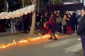 Se realizaron vigilas en honor a Alejandro, víctima del crimen del pasado martes en San Bernardo (Chile).