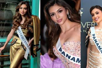 Mirna Caballini, Miss Universo Panamá, durante la primera semana del Miss Universo en Tailandia.