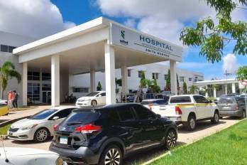 Fachada del Hospital Regional Anita Moreno, en la Villa de Los Santos.