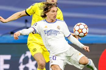 El jugador Luka Modric vistió la 10 del Real Madrid desde el 2017.
