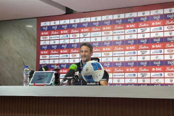 El entrenador de la selección de Panamá, Thomas Christiansen.