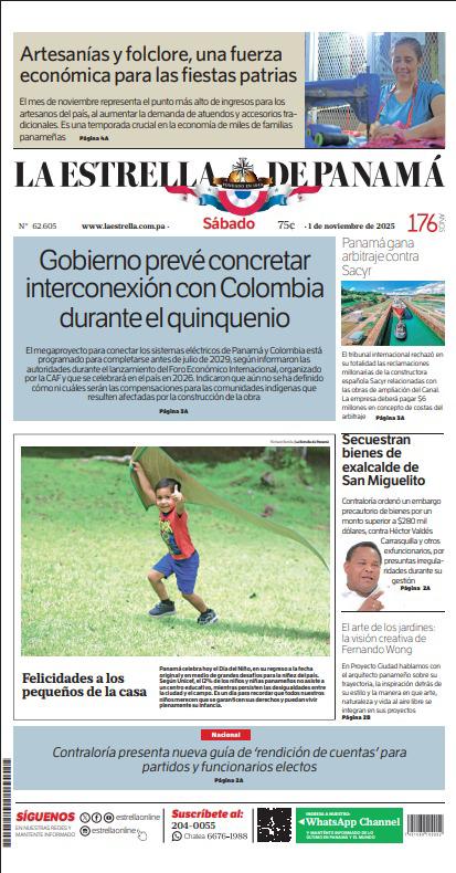 Portada del impreso del 1 de noviembre de 2025