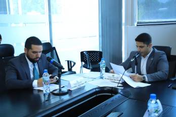 Los diputados Ricardo Zuñiga y José Pérez Barboni