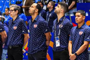Gonzalo García y su cuerpo técnico.