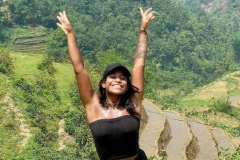 Juliana Marins, joven brasileña desaparecida en el monte Rinjani, Indonesia.