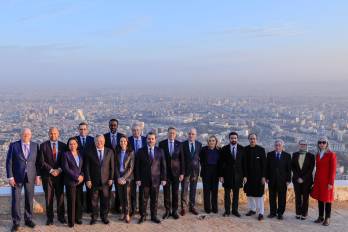 Durante la visita, los miembros del Consejo de Seguridad de la ONU fueron recibidos por el presidente sirio, Ahmed Al Sharaa.