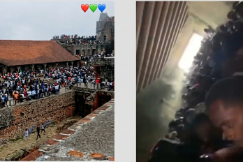 Videos en redes sociales muestran la magnitud de personas que asistieron al encuentro.