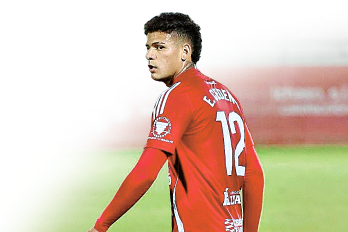 El futbolista panameño Edward Cedeño.