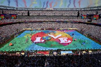 Vista general de las actuaciones al descanso de la final del Mundial EFE/EPA/RONALD WITTEK