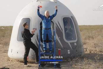 Jaime ALemán formó parte de la misión NS-32