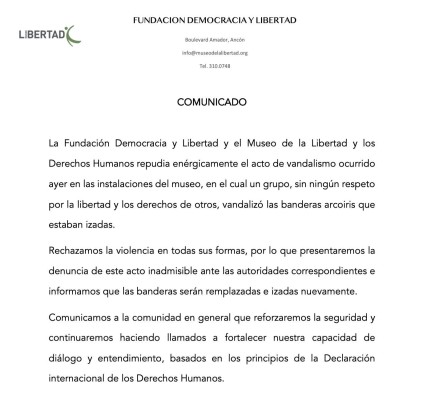 La Fundación Democracia y Libertad y el Museo de la Libertad y los Derechos Humanos