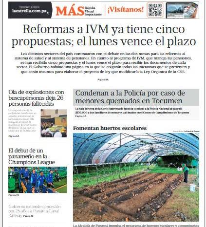 Portada del impreso del 19 de septiembre de 2024