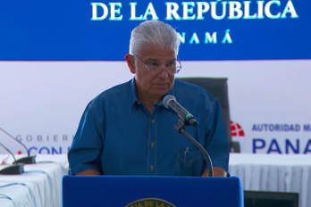 Mulino desde Chiriquí en su conferencia de prensa semanal.