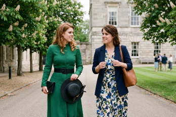 Las princesas Beatriz y Eugenia de York