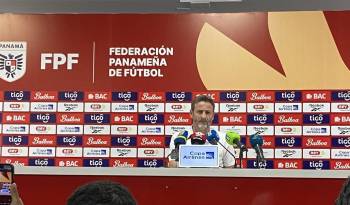 El técnico de la selección de Panamá, Thomas Christiansen.