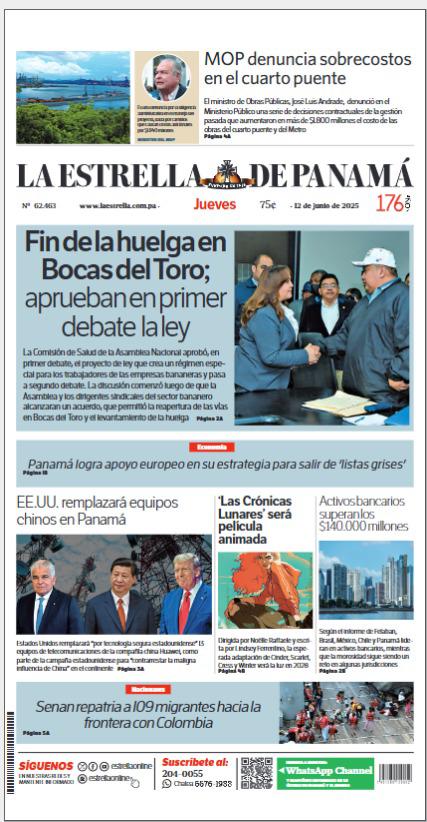 Portada del impreso de 12 de junio de 2025